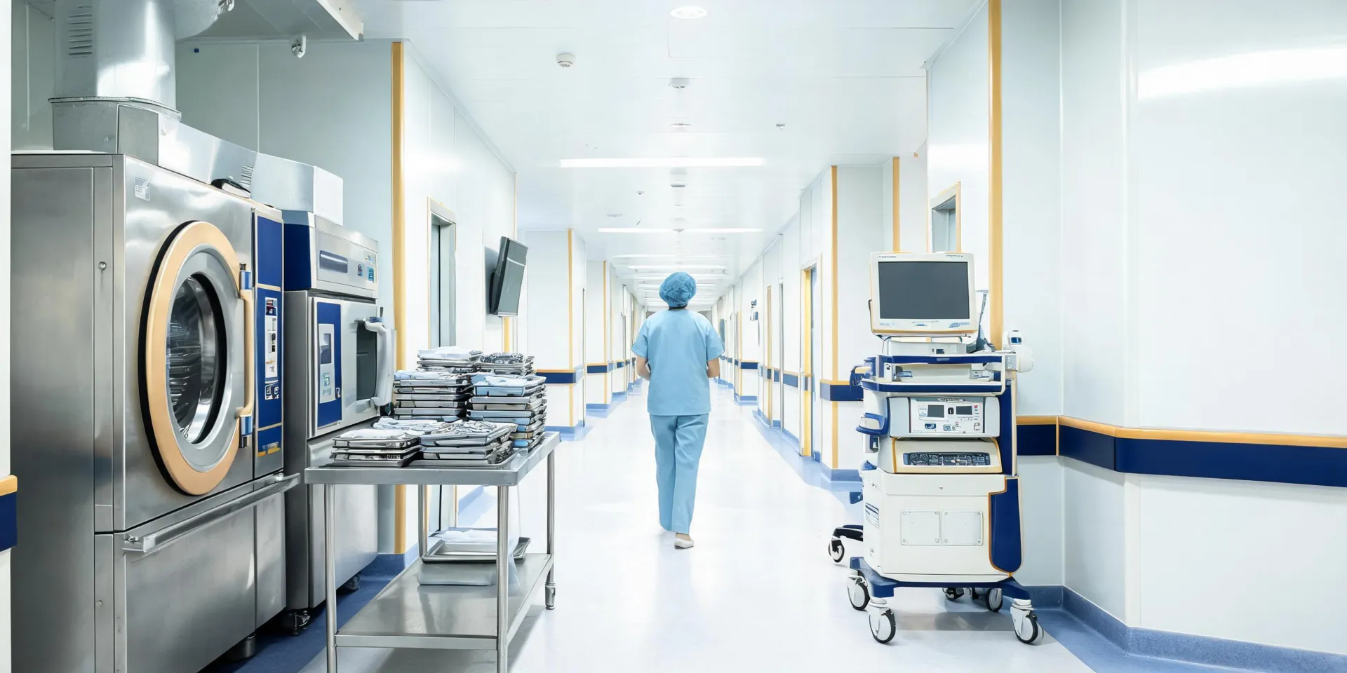 Hospital sterilization and monitoring equipment environment